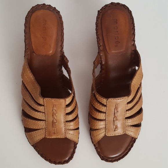 NWOT Maripé Leather slip-ons - Picture 3 of 8